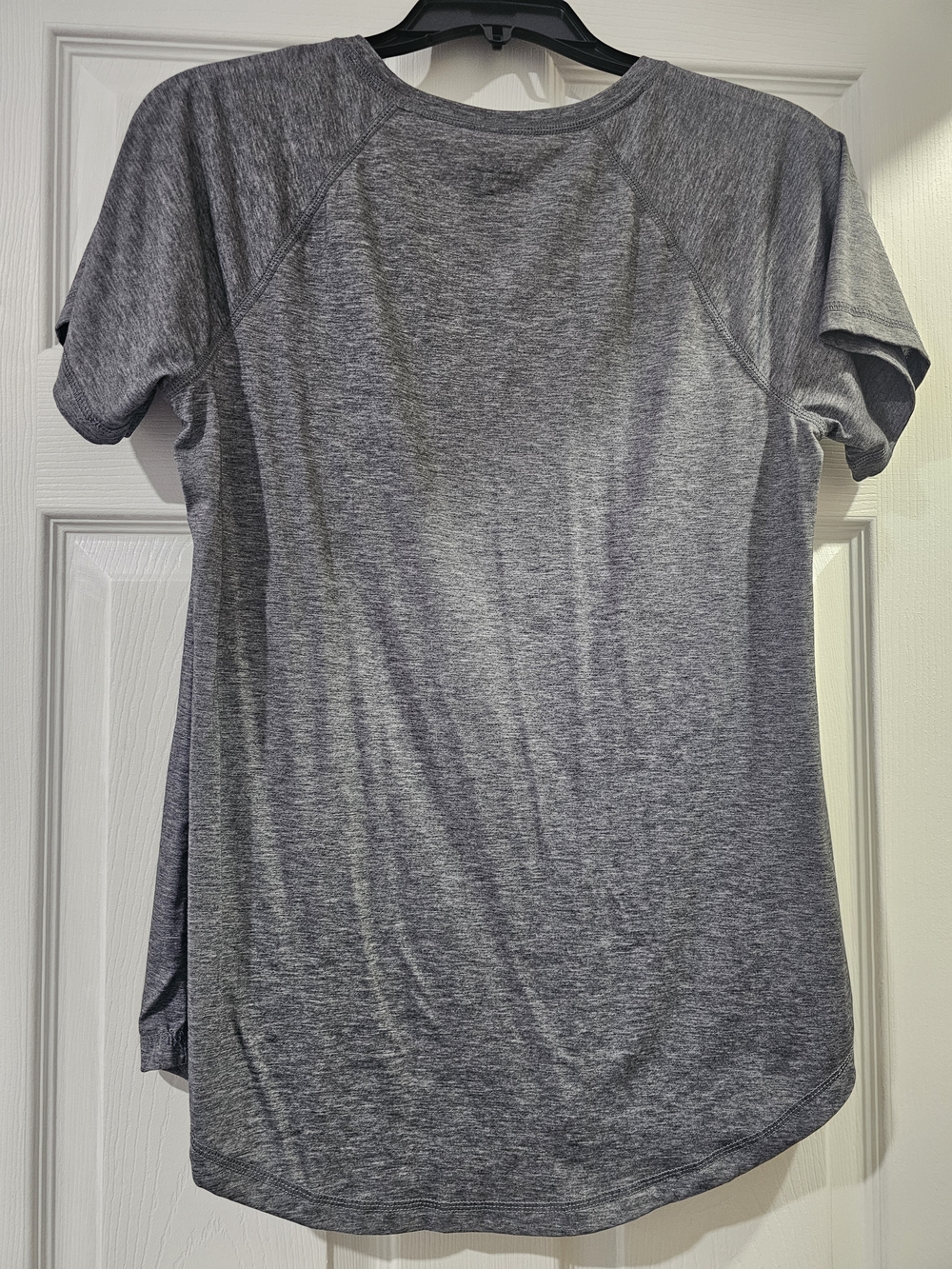 tek gear Gray Heather Performance Tee with Lime Logo